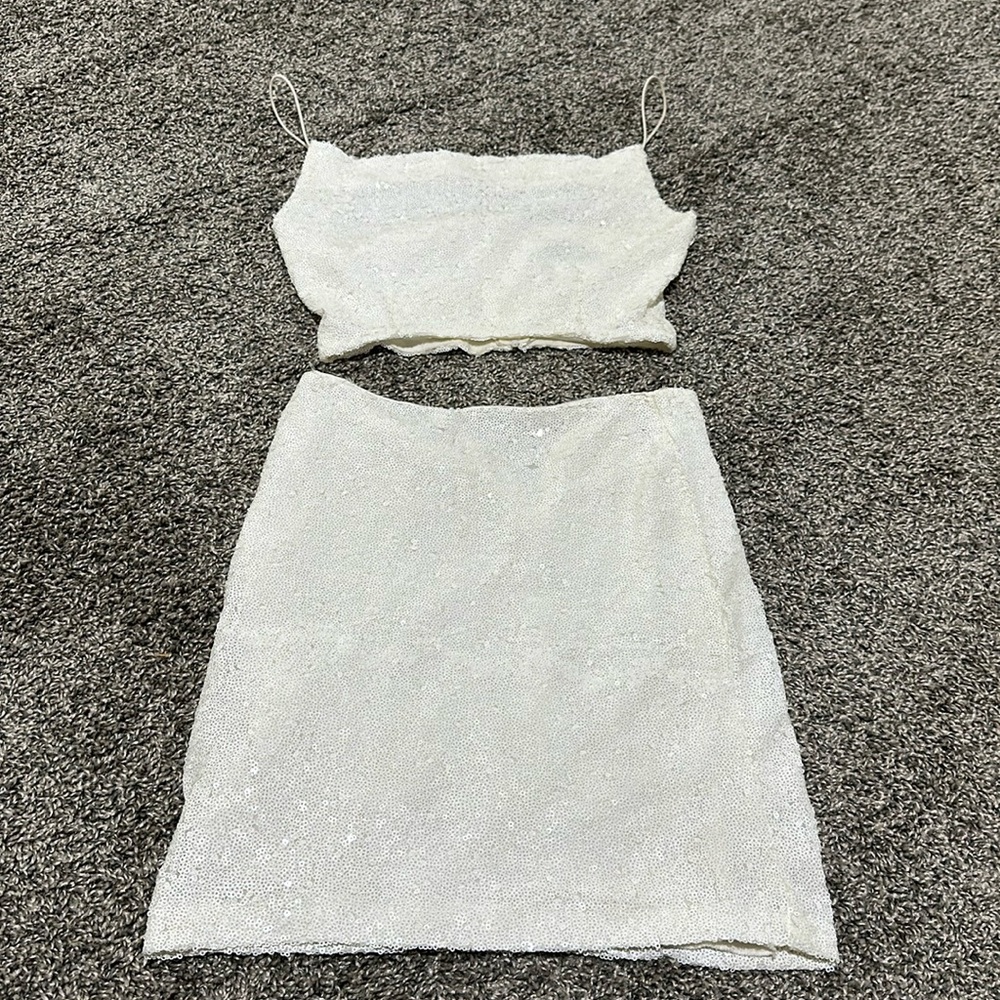 Two piece sequin set size S